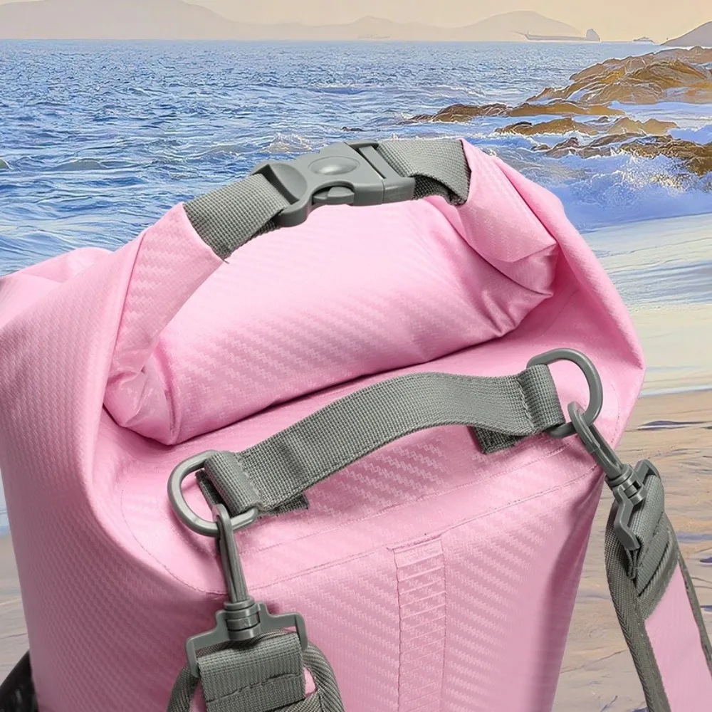 새로운 섬유 방수 드라이 백 10L 핸들 자루 비치 백 버킷 배낭 표류