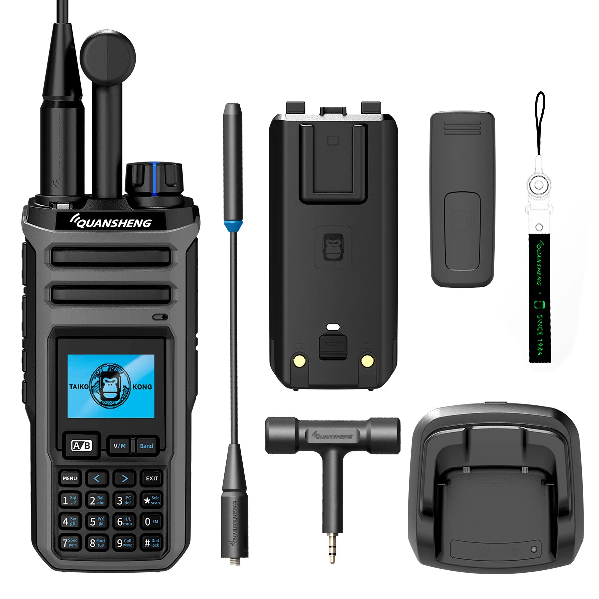 ​ Quansheng TK-11(5) 10W VHF/UHF dual-band radio 999CH CTCSS/DCS IP55 2500mAh Type-C NOAA weeralarm CE