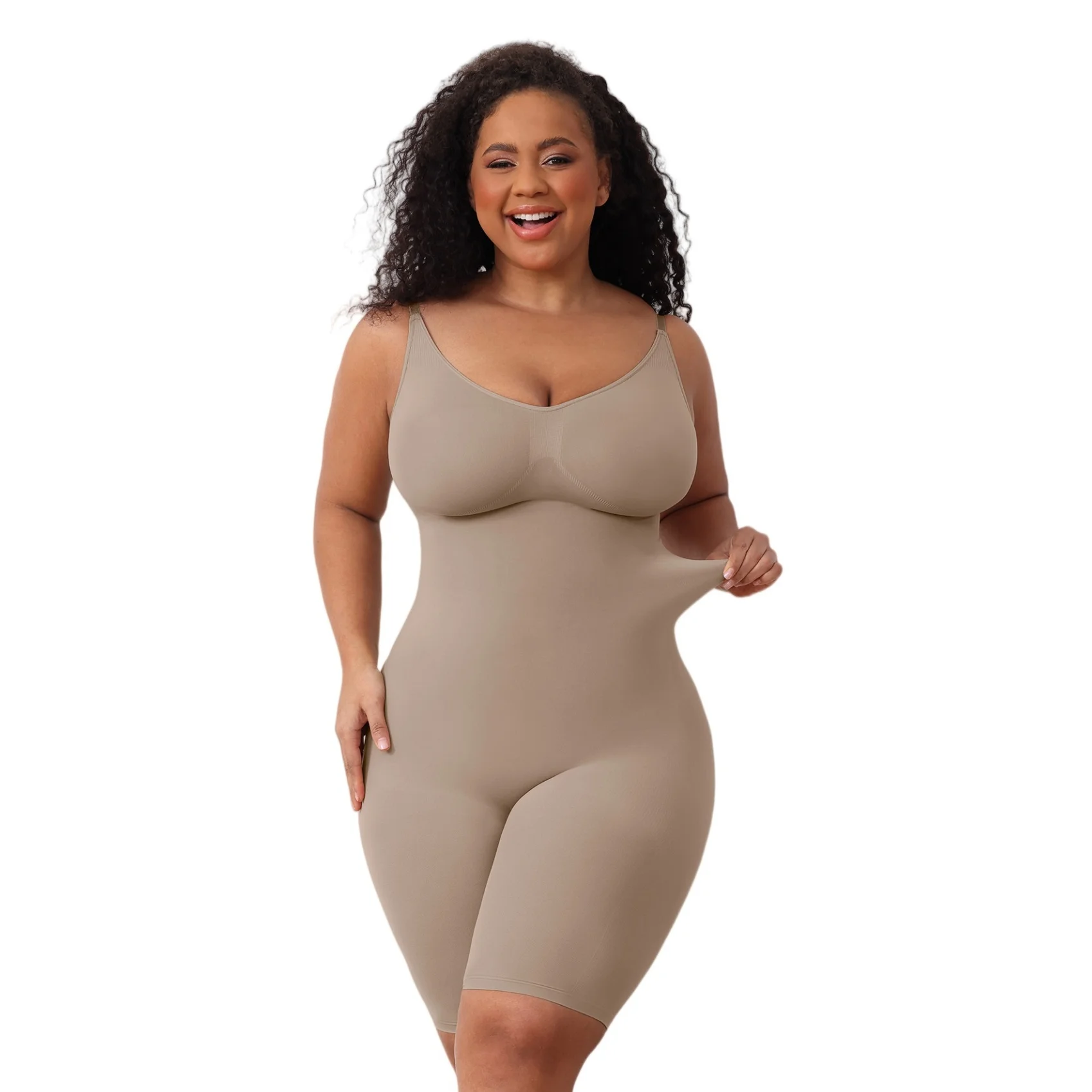 

One Piece Women's Shapewear Bodysuit Full Body Shaper Jumpsuit Slimming Seamless Lifting Underwear