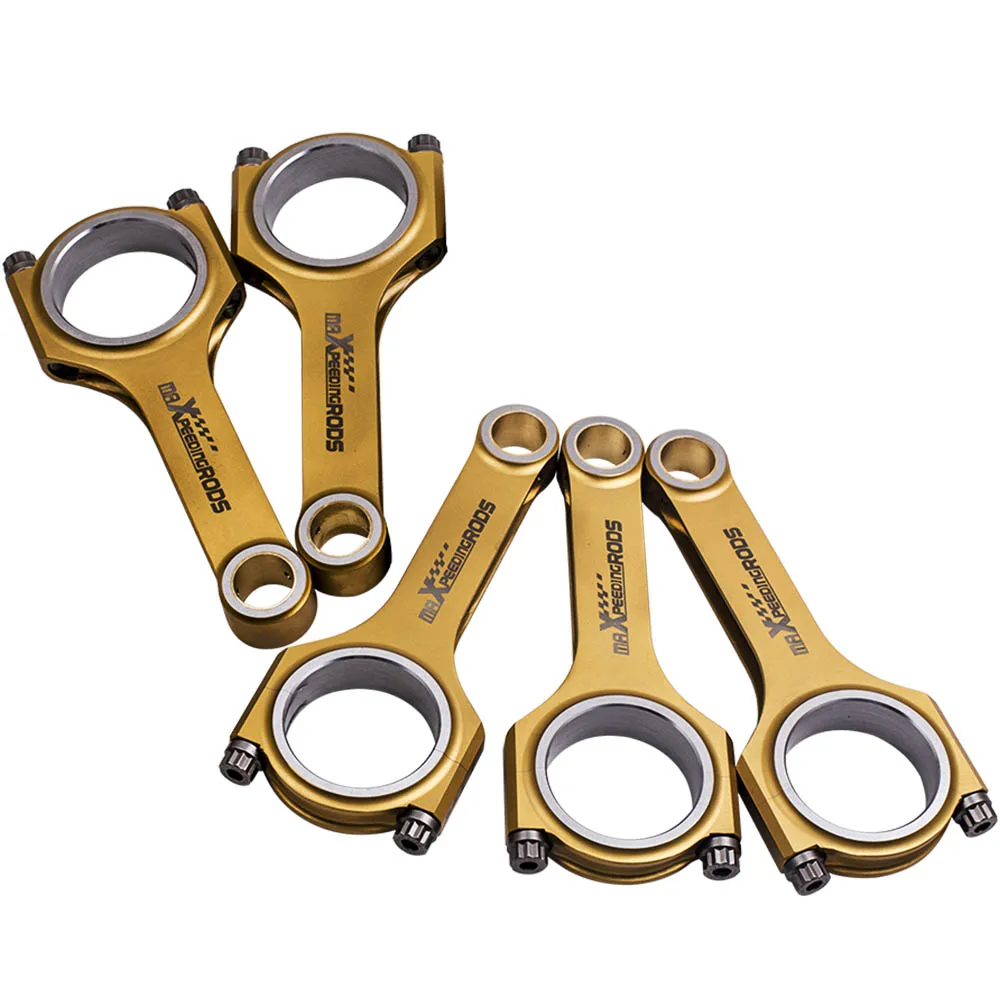 4340 Racing Titanizing Connecting Rod Conrod For Audi RS2 Quattro 2.2 L 5-cylinder 20V Turbo