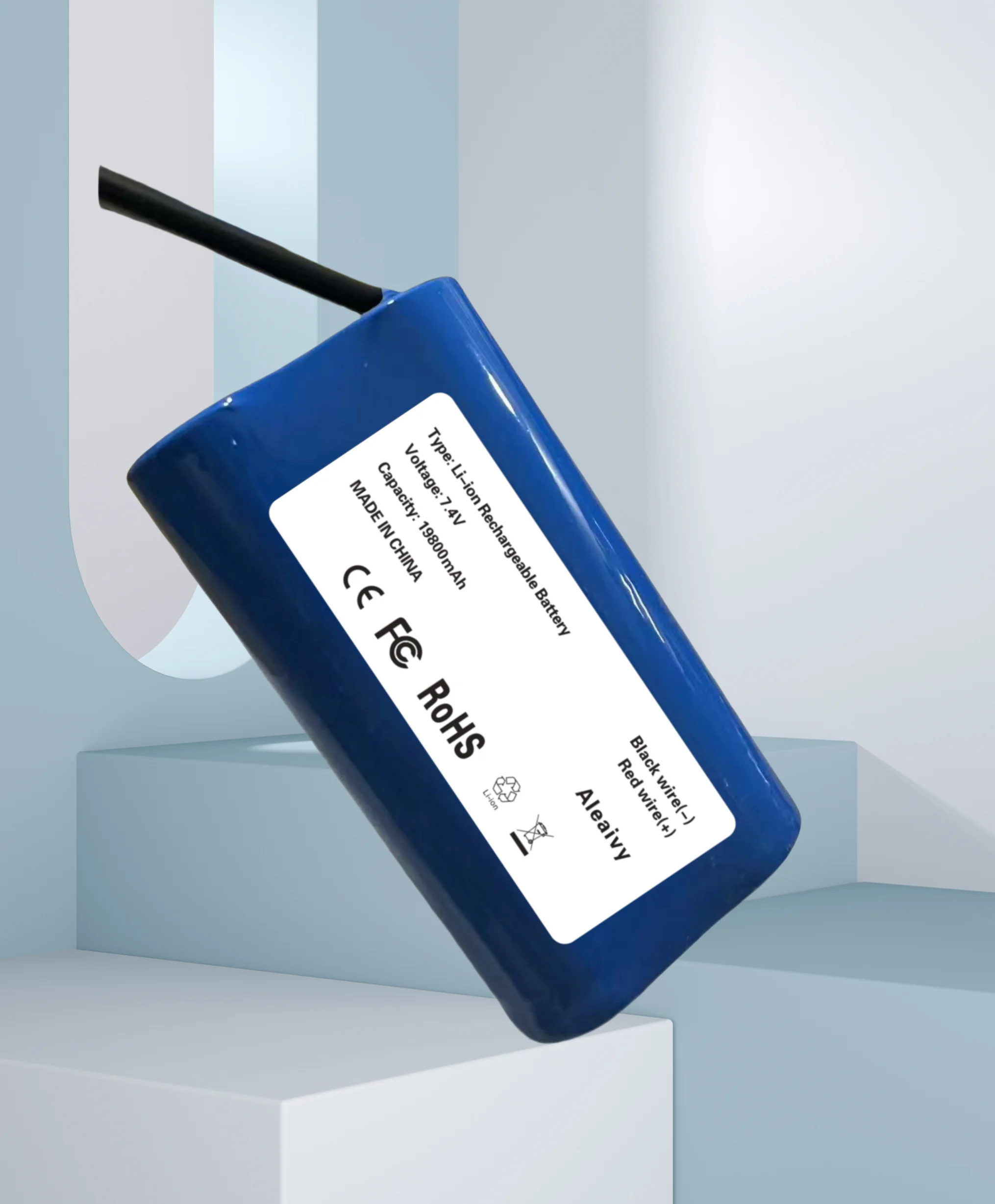 

7.4V 19800mAh 2S2P Li-ion Battery for RC Bait Boat - Compatible withT1882011-5, T888, V007, H18 C18 Modelsultra-large capacity