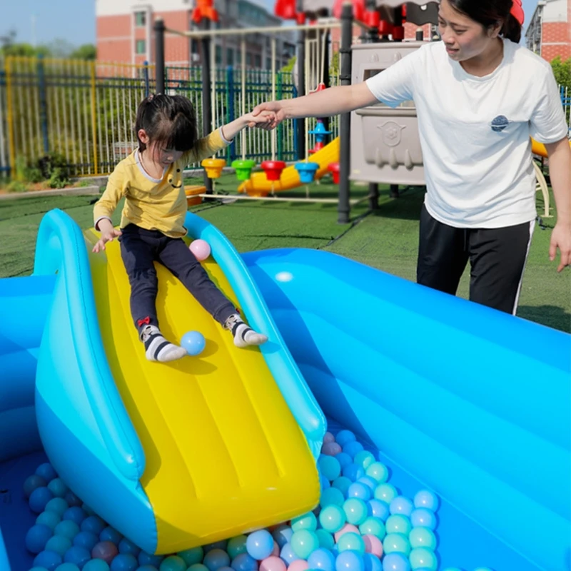 Tobogán acuático inflable para niños, tobogán más ancho, Castillo rebote, tobogán juguete, instalaciones