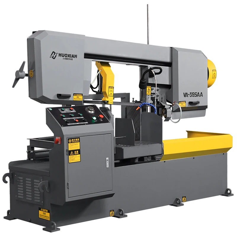 Fully automatic metal sawing machine, zero cutting high-speed double column water saw machine