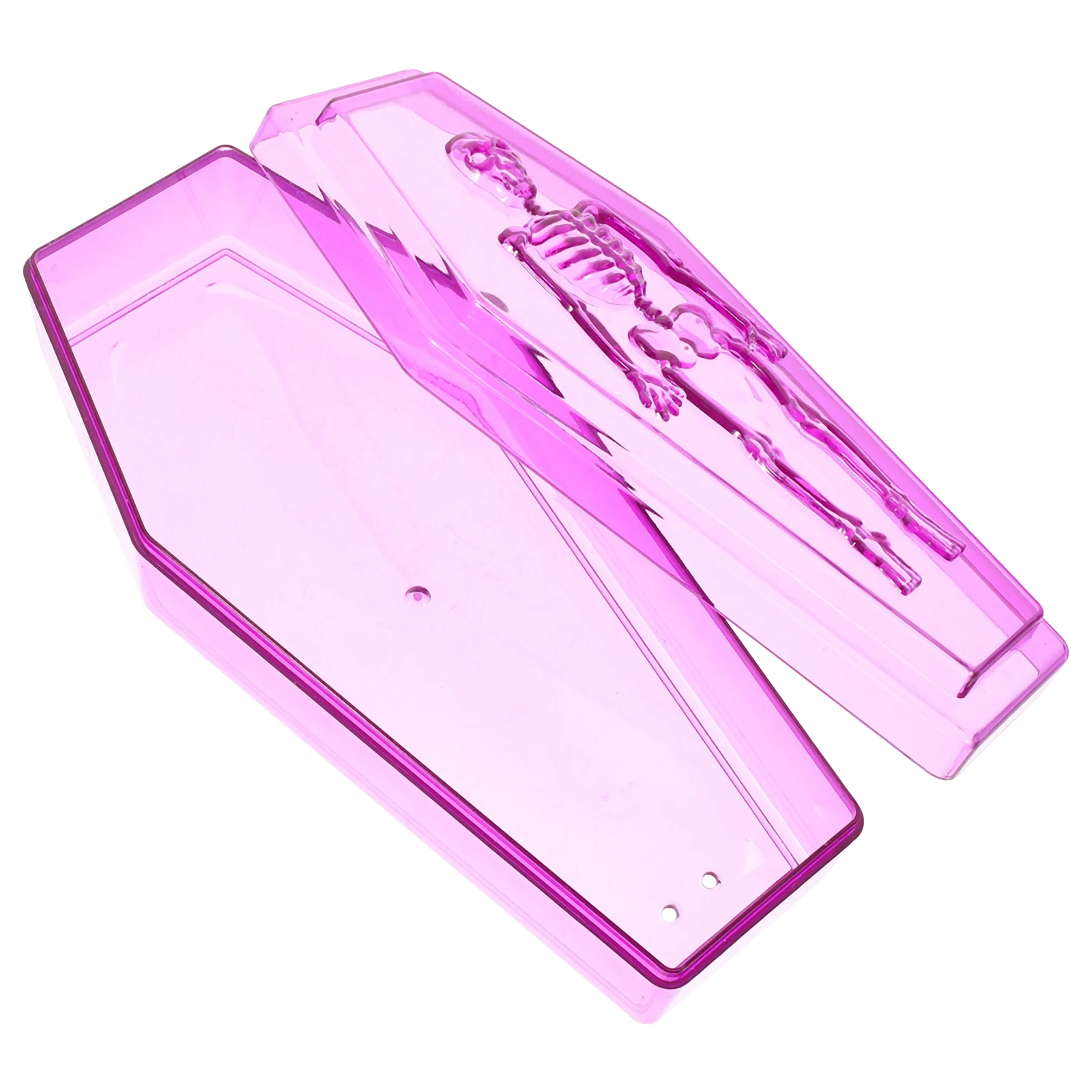 

Creative Halloween Coffin Candy Storage Box Party Decor Gift Packaging Snack Container Desktop Trinket Case 3D Realistic Design