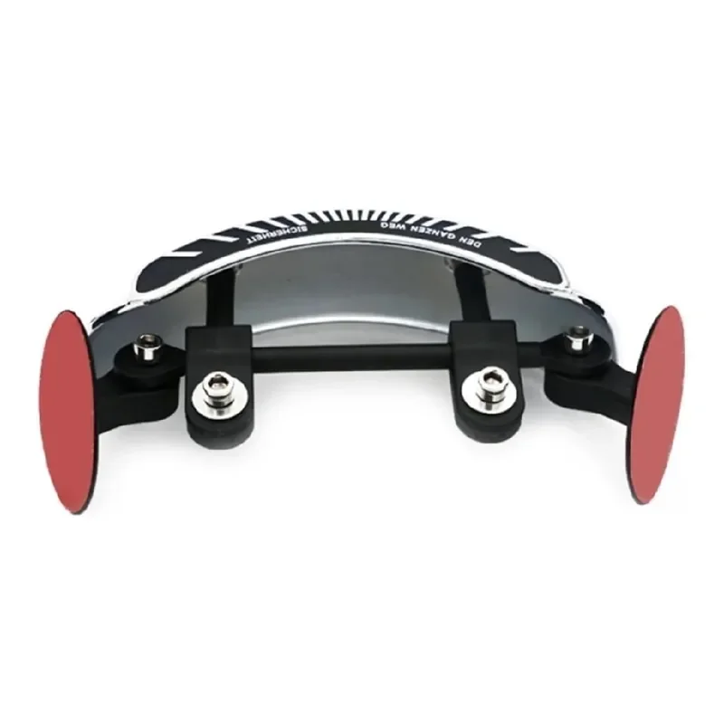 for Motorcycle Windshield Rearview Mirror 180 Degree Wide Angle Large Viewing Area Auxiliary Reversing Mirror