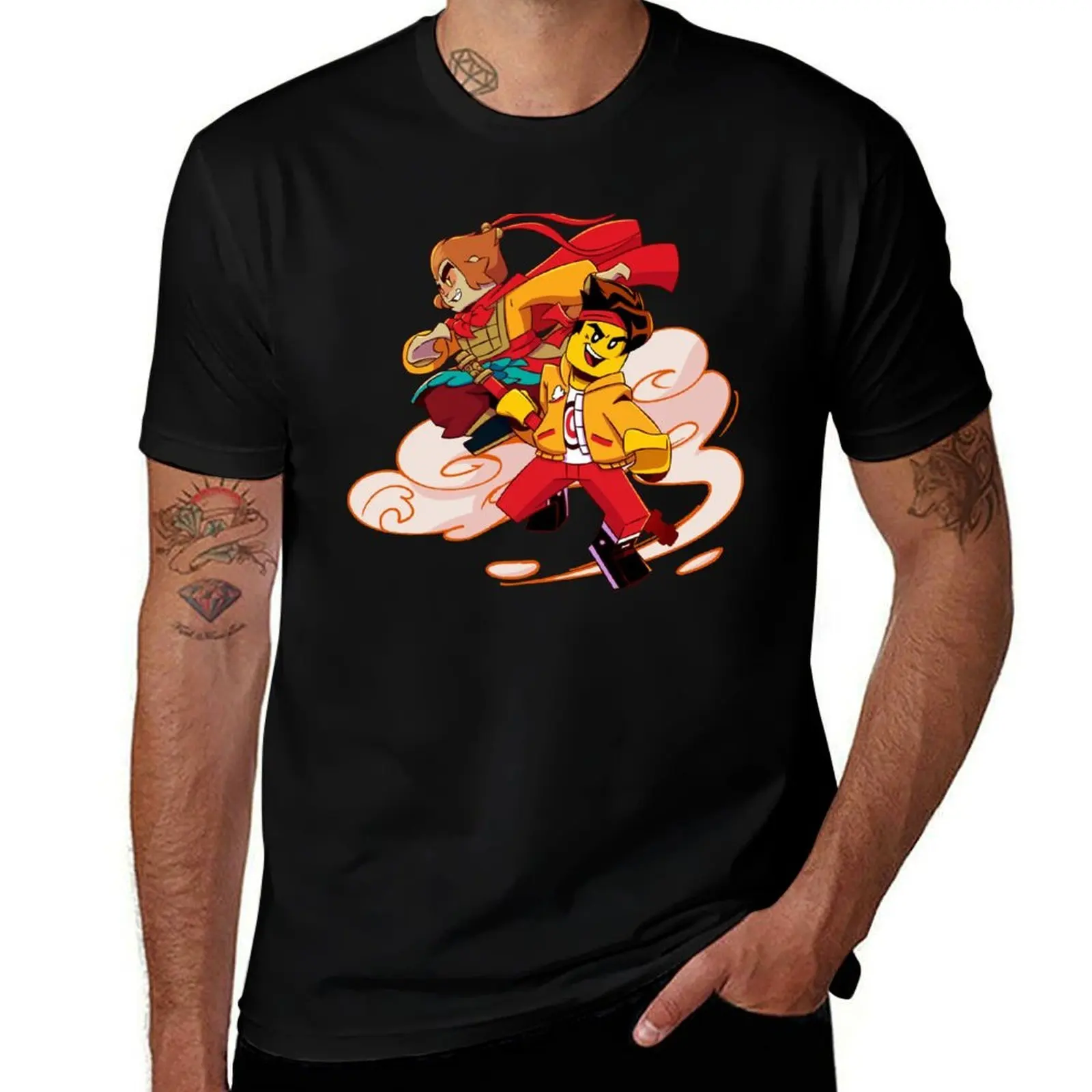 LMK - MK and Monkie King student and mentor T-Shirt anime t shirts for man T-Shirt