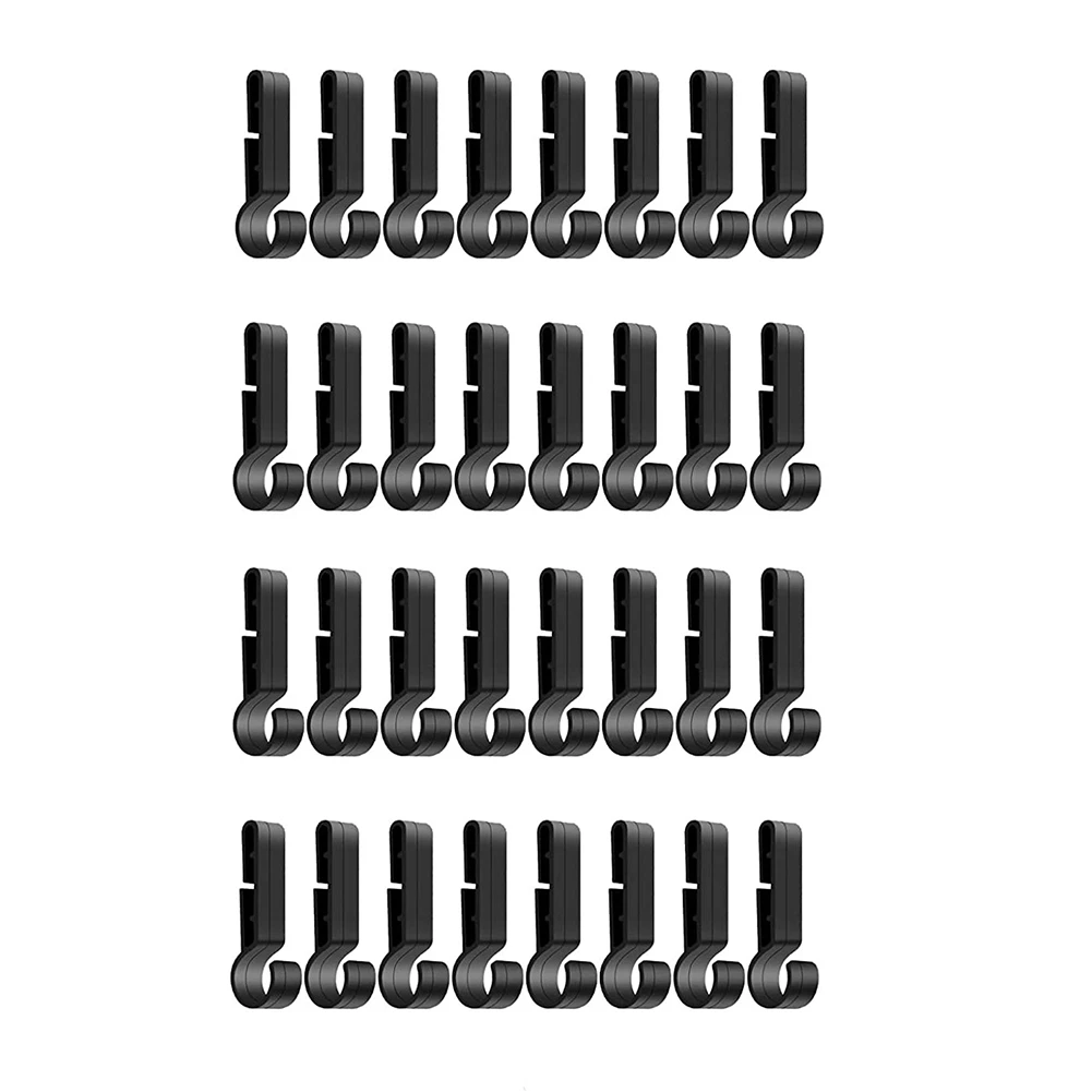 Efficientt-100Pcs Helmet Clips For Head Light Lamp,Hard Hat Accessories,Head Light Hook, Hard Hat Light Clips,Head Light Lamp Cl