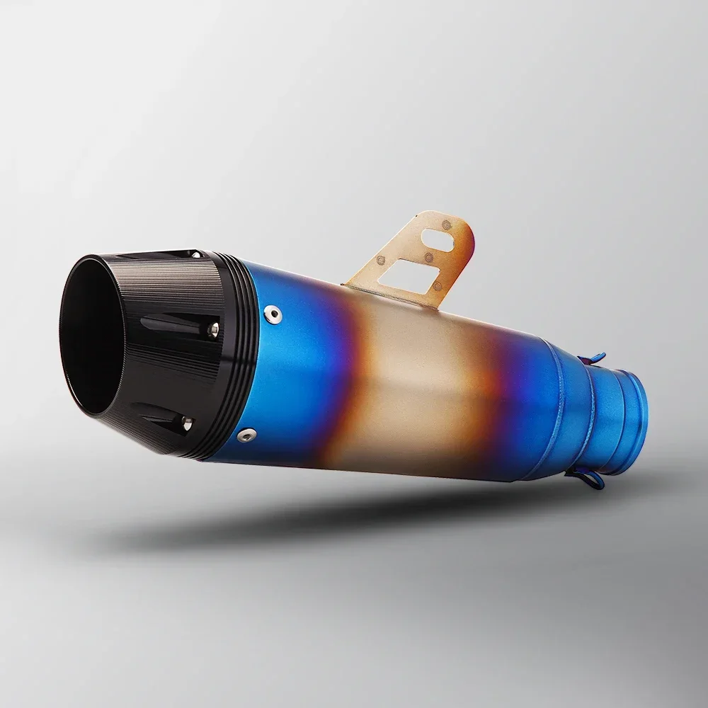 

TJ/Motorcycle modified exhaust pipe Z400 R3 CBR650 MT09 K165 double hole universal tail section modified exhaust