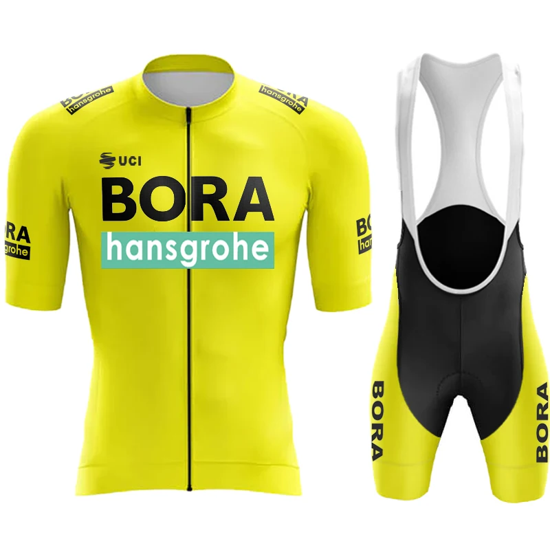 Radfahren Mann Herrenbekleidung 2026 Trikot UCI BORA Professionelles Hemd Trägerhose Kleidung Outfit Set Herren Sets Sommer Trikots Sportshorts