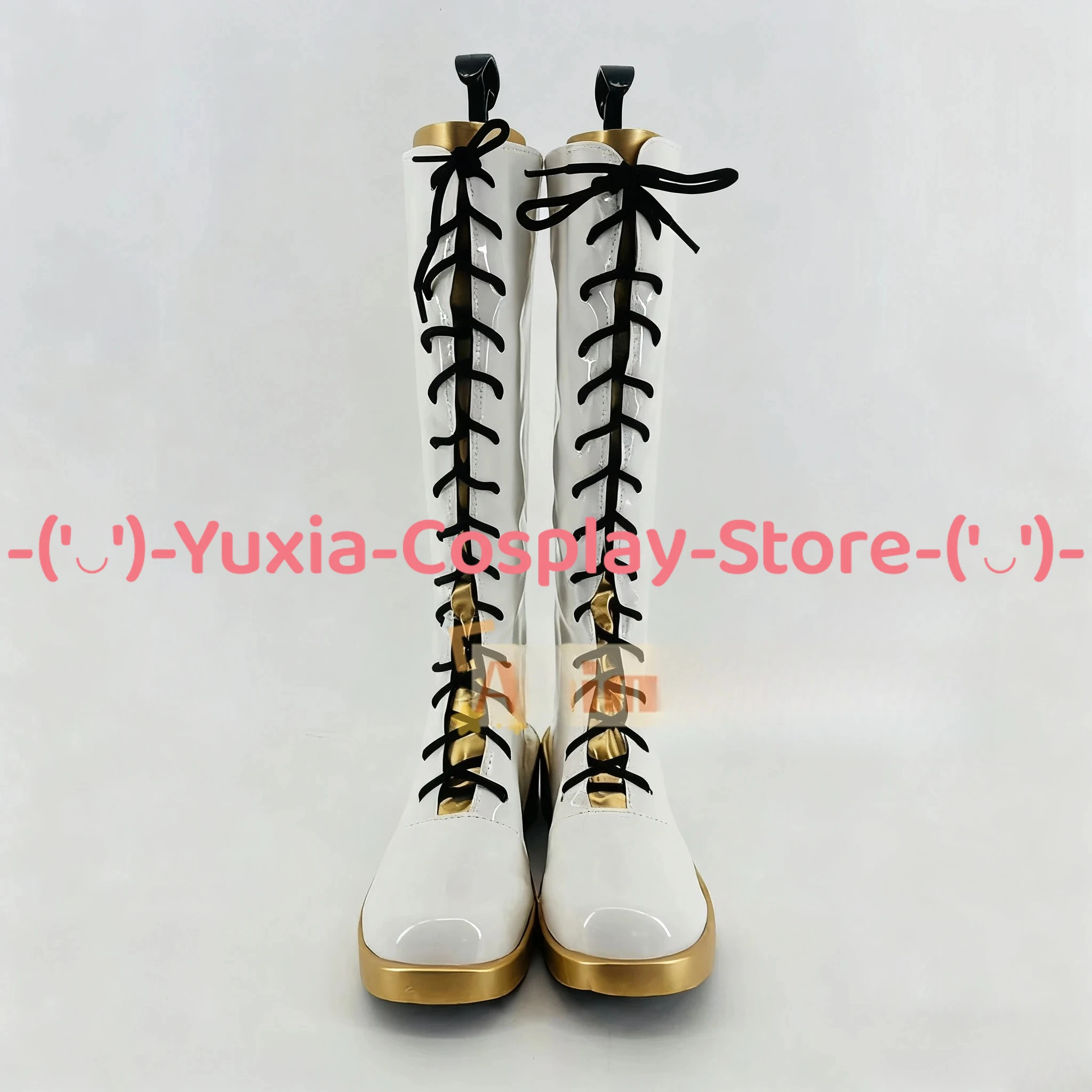 Yuxiacosplay! HUNTRX Rumi Zoey Mira Cosplay Shoes Anime Game Character Prop PU Leather Boots Halloween Carnival Party Costume