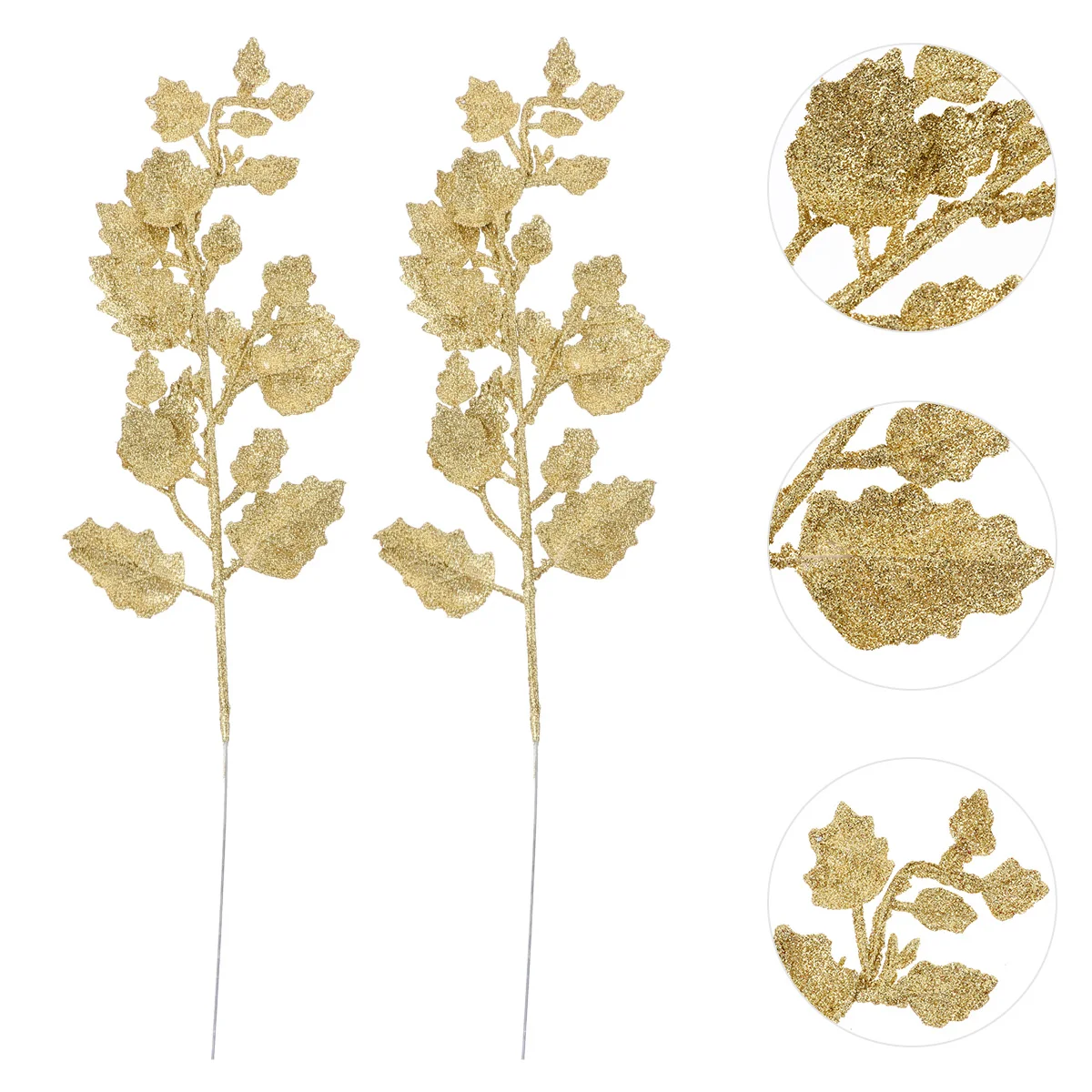 

Christmas Tree Crafts Decoration Simulated Leaves Faux Leaf Halloween Artificial Pick