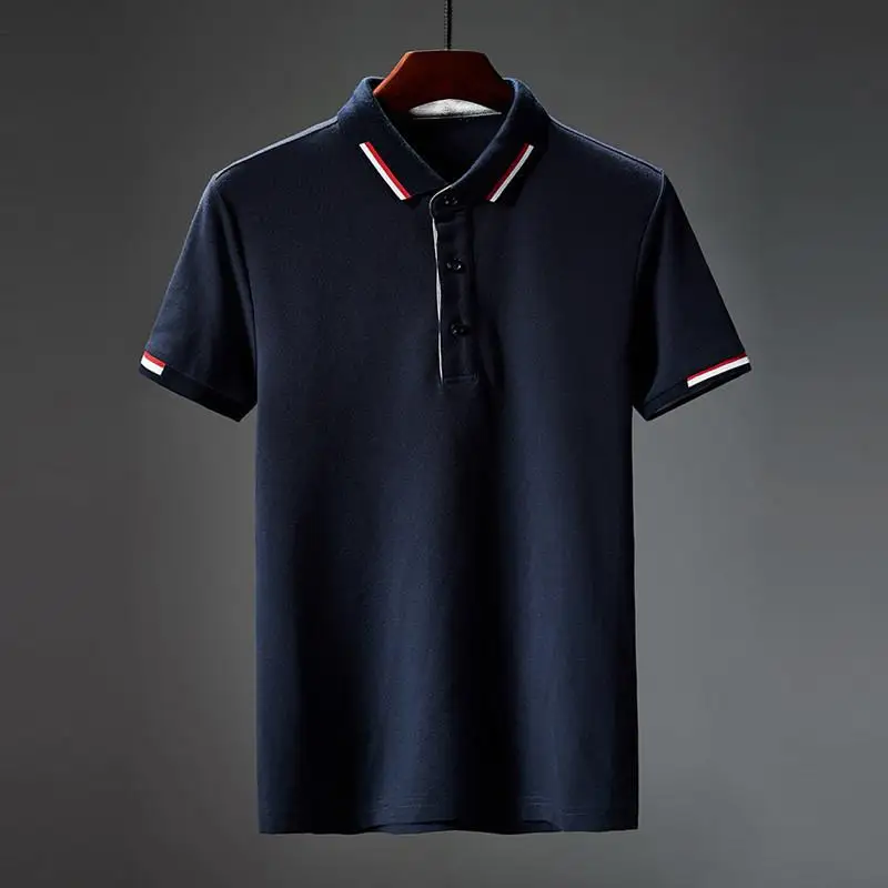 

Fashionable Youth Business Casual Shirt Short Sleeve Turn-down Collar Pure Color Summer New Style Dad Clothes Top