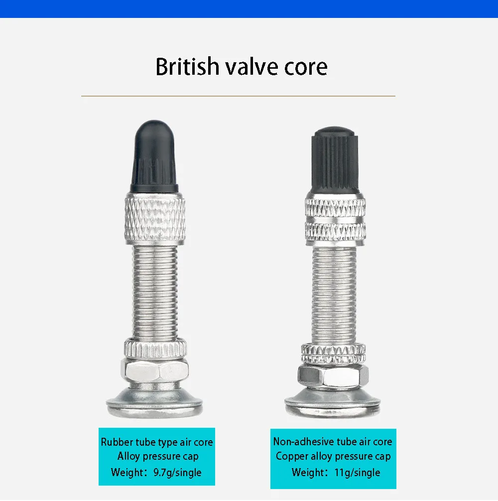 

Велосипедный клапан DEEMOUNT, британский клапан, всегда сердечник клапана для шин, цинковый сплав, зажимная крышка из медного сплава