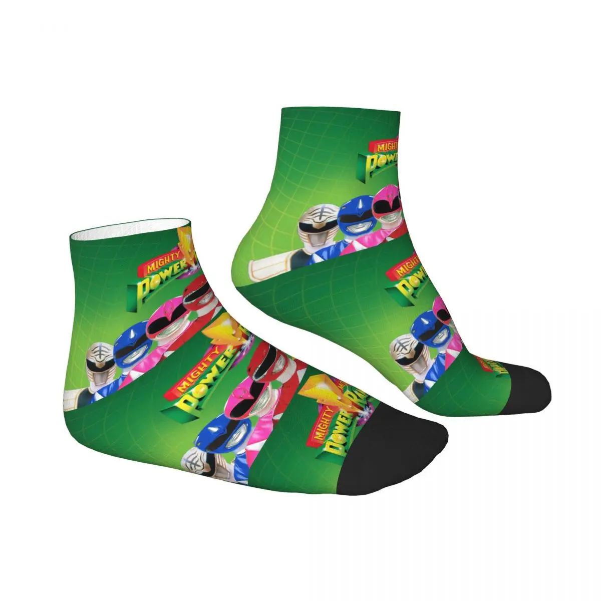 Mighty Morphin Power Ranger Socks Harajuku High Quality Stockings All Season Socks Accessories for Man's Woman's Gifts