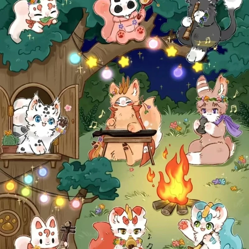 

Vol.2 Fabulous Beasts Cards Cute Anime Collection Hitcard Cards Mistery Boxes Board Games Toys Birthday Gifts for Boys and Girl