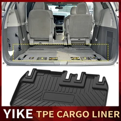 For Toyota Sienna XL30 3rd 2011-2020 Car Cargo Liner All-Weather TPE Non-slip Trunk Mats Boot Tray Carpet Interior Accessories
