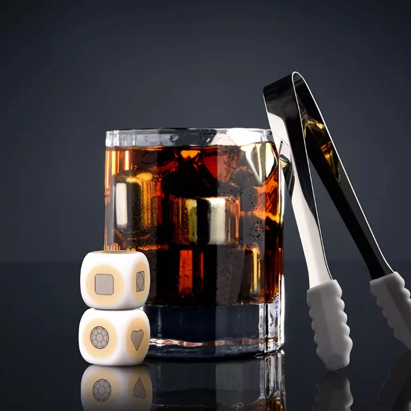 Youpin วงกลม Joy สแตนเลสสตีลน้ำแข็งก้อนเบียร์ Coolers Reusable Chilling หินน้ำแข็งสำหรับวิสกี้ไวน์ Corks Fuit Juice