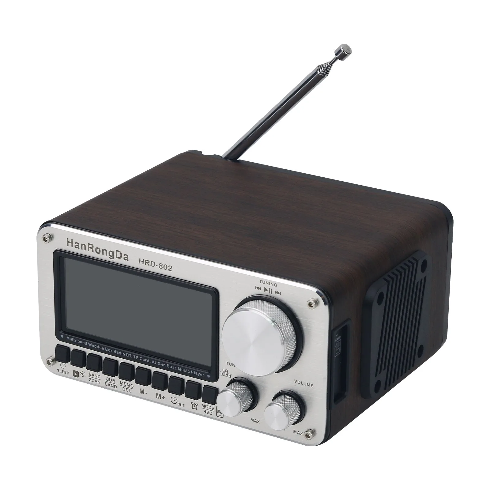 HRD-802 Retro Wooden Radio with Bluetooth 5.2