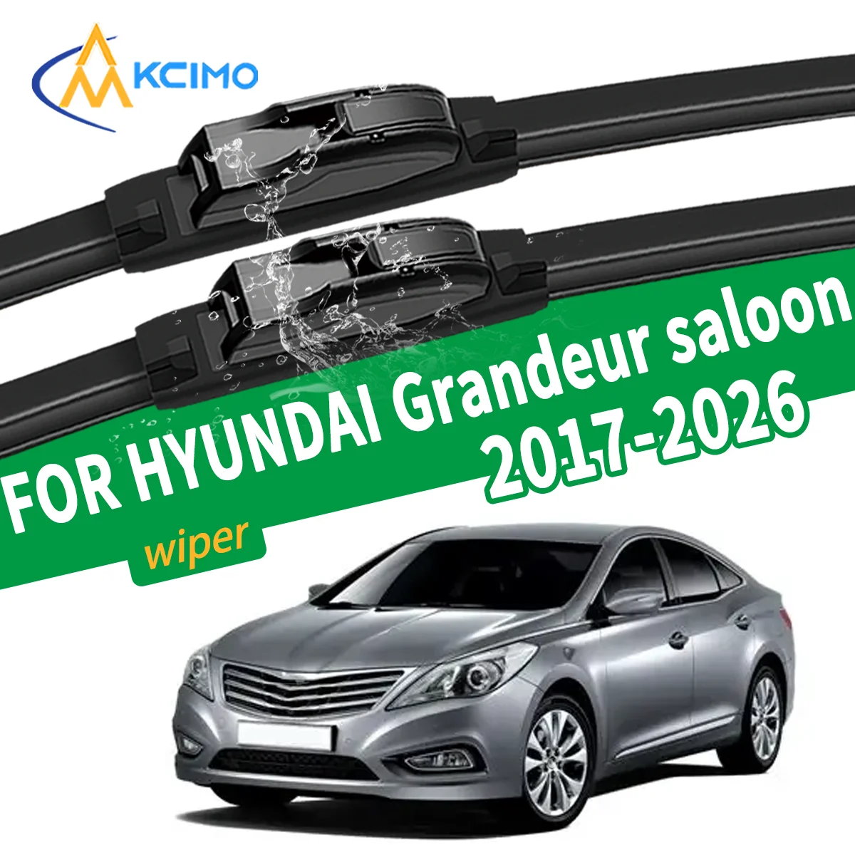 

Premium Silent Wiper Blades For HYUNDAI Grandeur 17-26 Front Windshield Wiper Auto Replacement Parts High Quality Natural Rubber