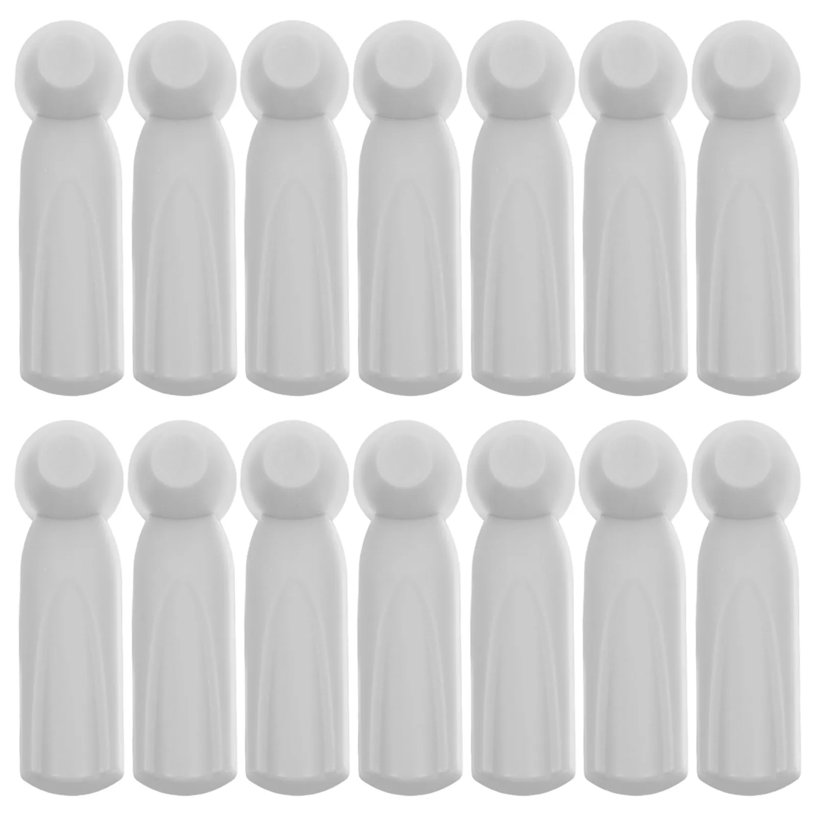 20Pcs Light Gray Reusable Acoustic Magnetic Hard Tags for Apparel Shoes Hats Retail Security Clothing Lock Alarm Labels