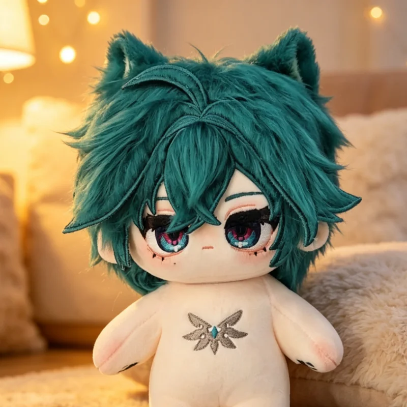 

Stuffed 20cm Game Genshin Impact Lohen Plush Dress-up Cotton Doll Toys for Kids Plushies Cosplay Decor Birthday Gift for Friend