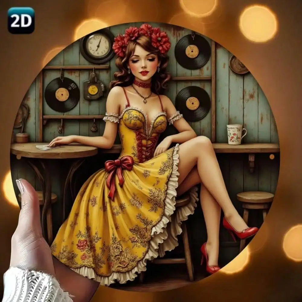 CIFBUY Brand Vintage Metal Wall Art Sign Mid Century Aluminum Cafe Decor Lightweight 2D Plaque for Home Bar Kitchen Easy Hanging