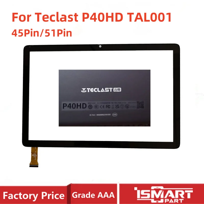 

1 шт./5 шт. 10,1 "для Teclast P40HD TAL001 дигитайзер сенсорного экрана 45pin 51pin планшет внешний сенсор замена стеклянной панели