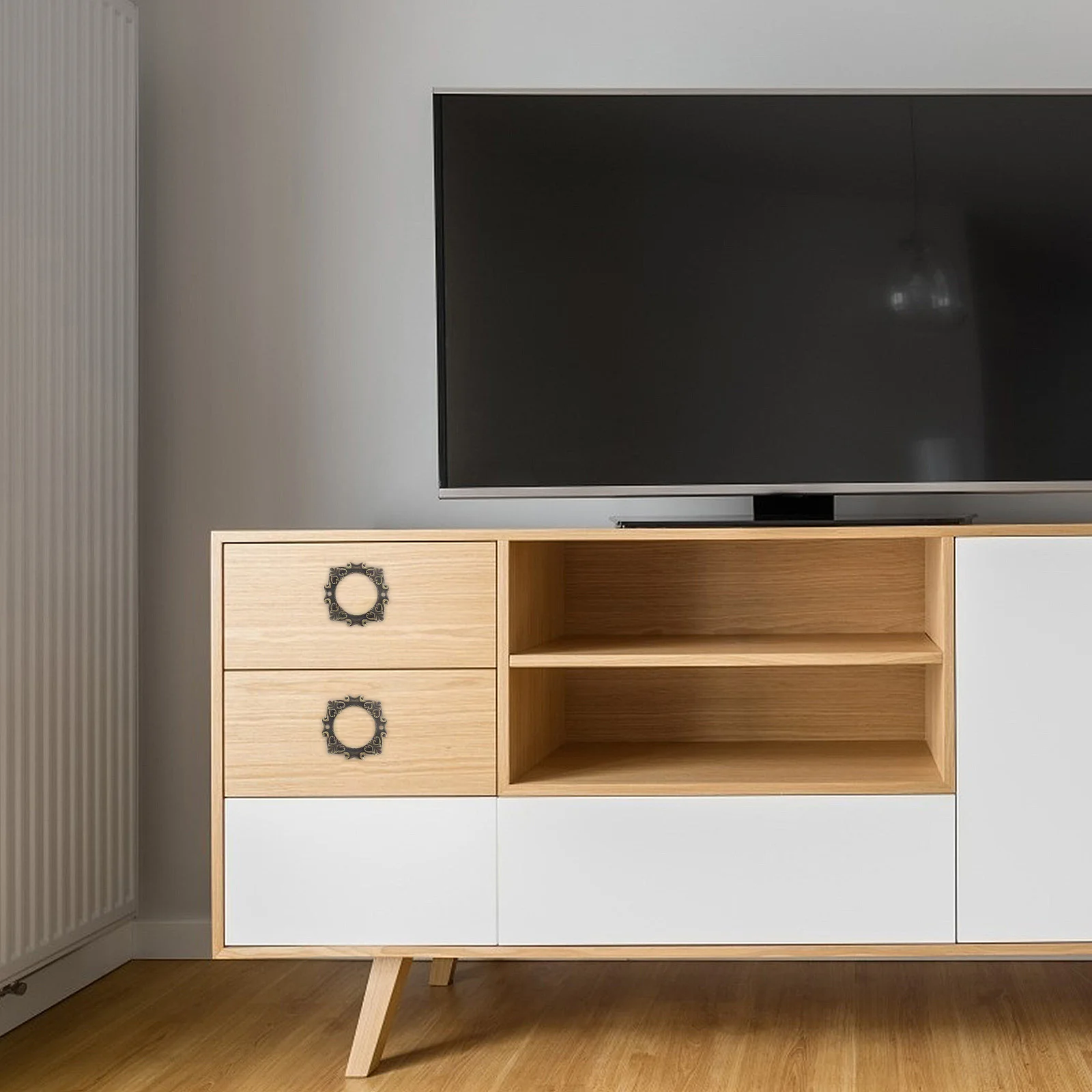 

15 Pcs European Decorative Frame Drawer Tag Label Frames Alloy Holder Zinc Holders Cabinet Decoration Hardware