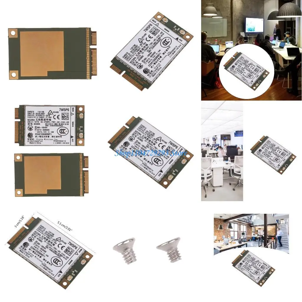

Y2GD 4G Module HSPA/ WCDMA Networking Adapter Card MC8805 For E5440 E6440 E6540 M4800