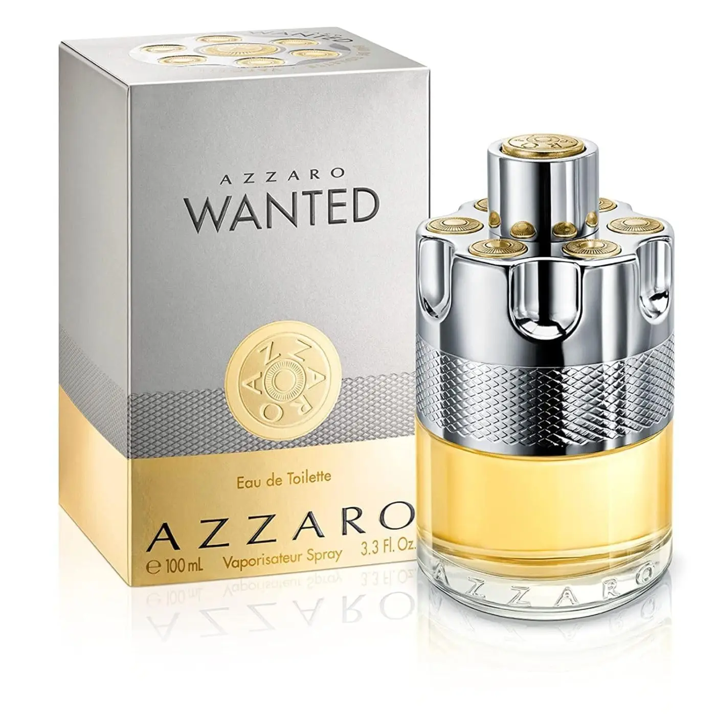 Azzaro Wanted Eau De Toilette - Colonia para hombre vibrante y irresistible - Woody, Vetiver - Uso diario - Perfumes de lujo para hombres