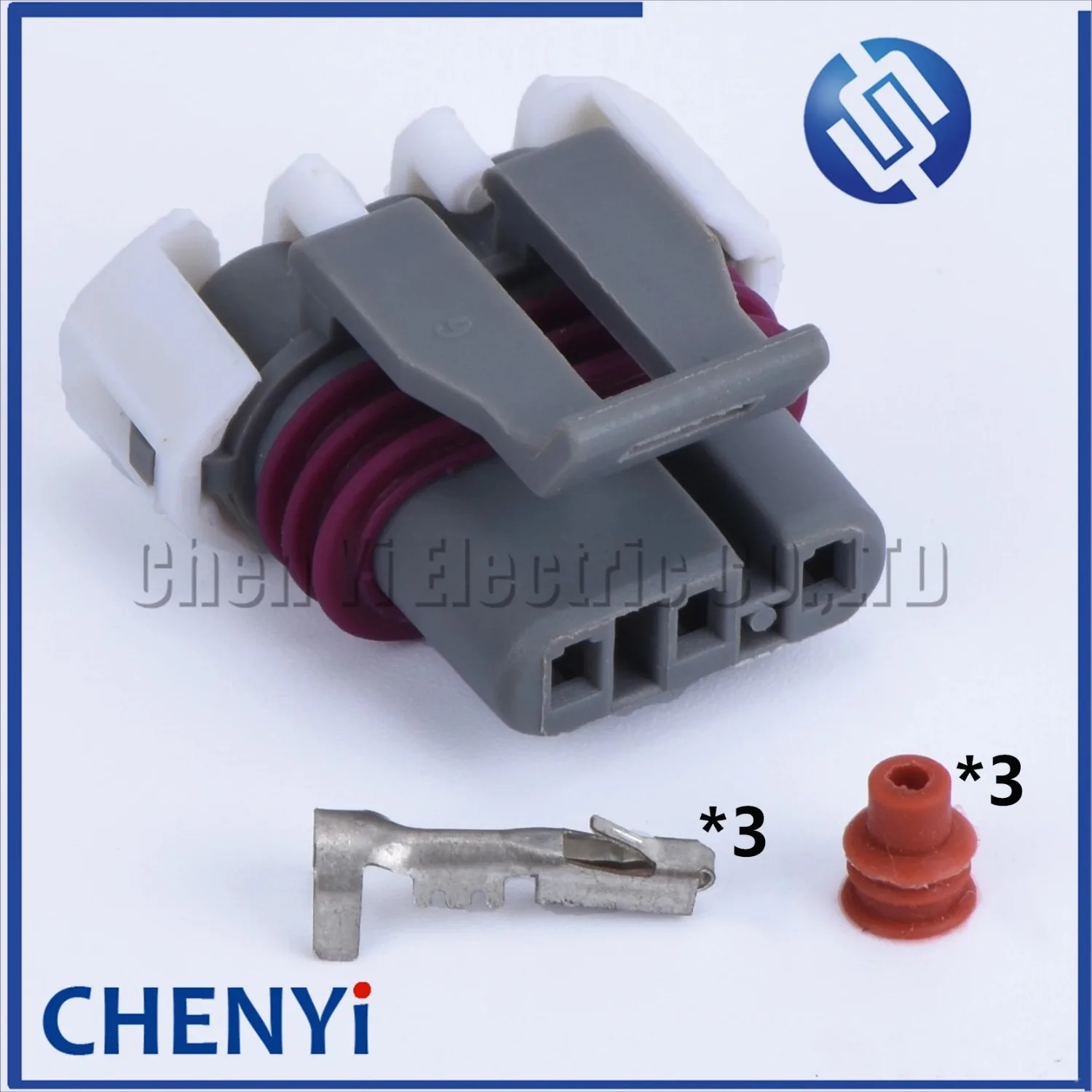 1 set 3 Pin female LS MAP And 58x Crank Engine Speed Sensor auto waterproof connector Wiring Connector plug 12129946