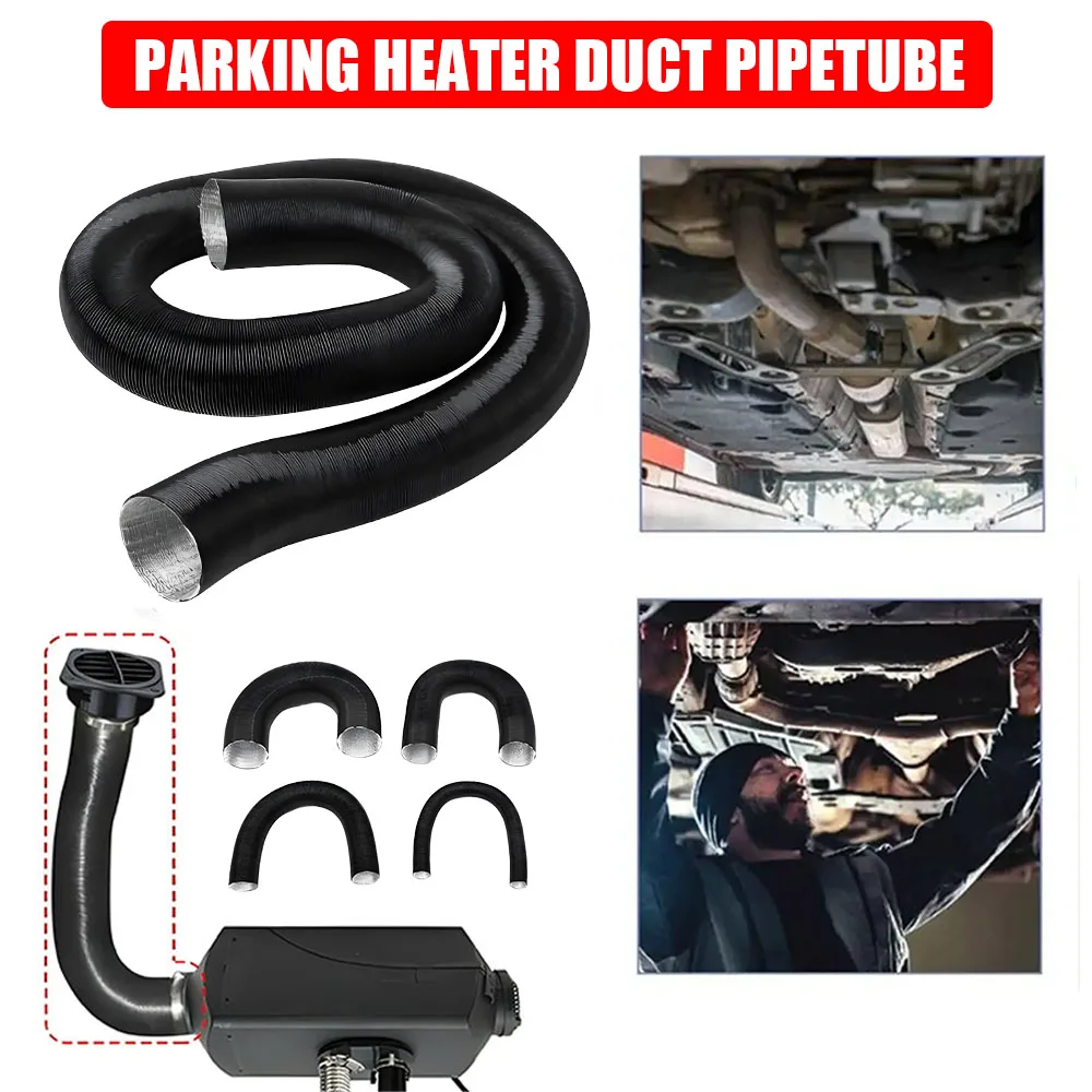

Parking Heater Hose High-Temperature Flexible Parking Heater Duct Telescopic Aluminum Air Pipe Dia 25mm 42mm 60mm 75mm 50-200cm