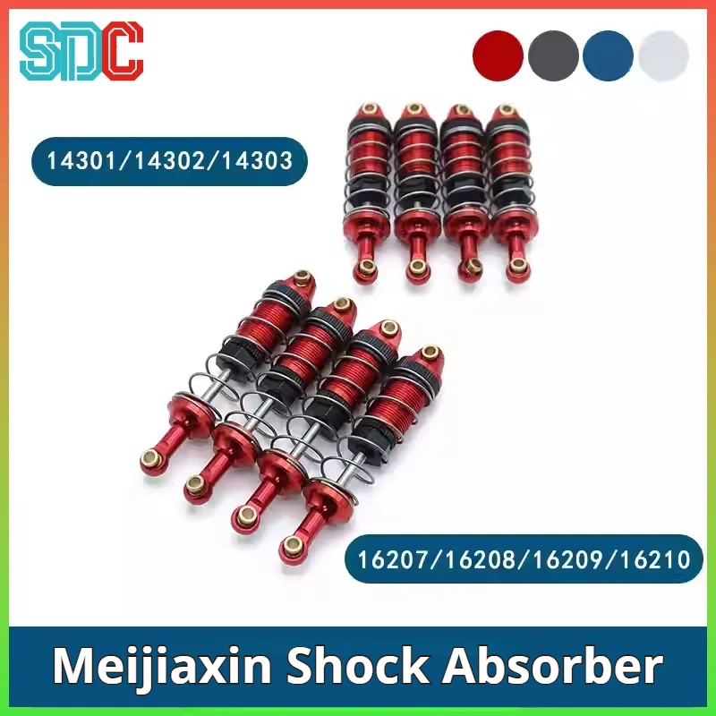 Mjx Hyper Go 1/14 RC Car Verbesserter hydraulischer Ölstoßdämpfer aus Metall vorne und hinten, kompatibel mit den Modellen 16208 16210 16207