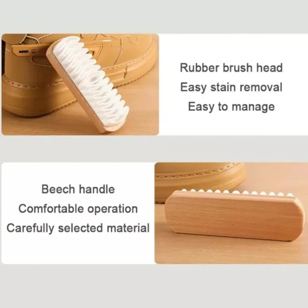Kit de escova de camurça para remoção de manchas, 4 unidades, com ferramenta de limpeza de borracha, uso doméstico, kit de escovas nubuck, botas, pano de limpeza para sapatos