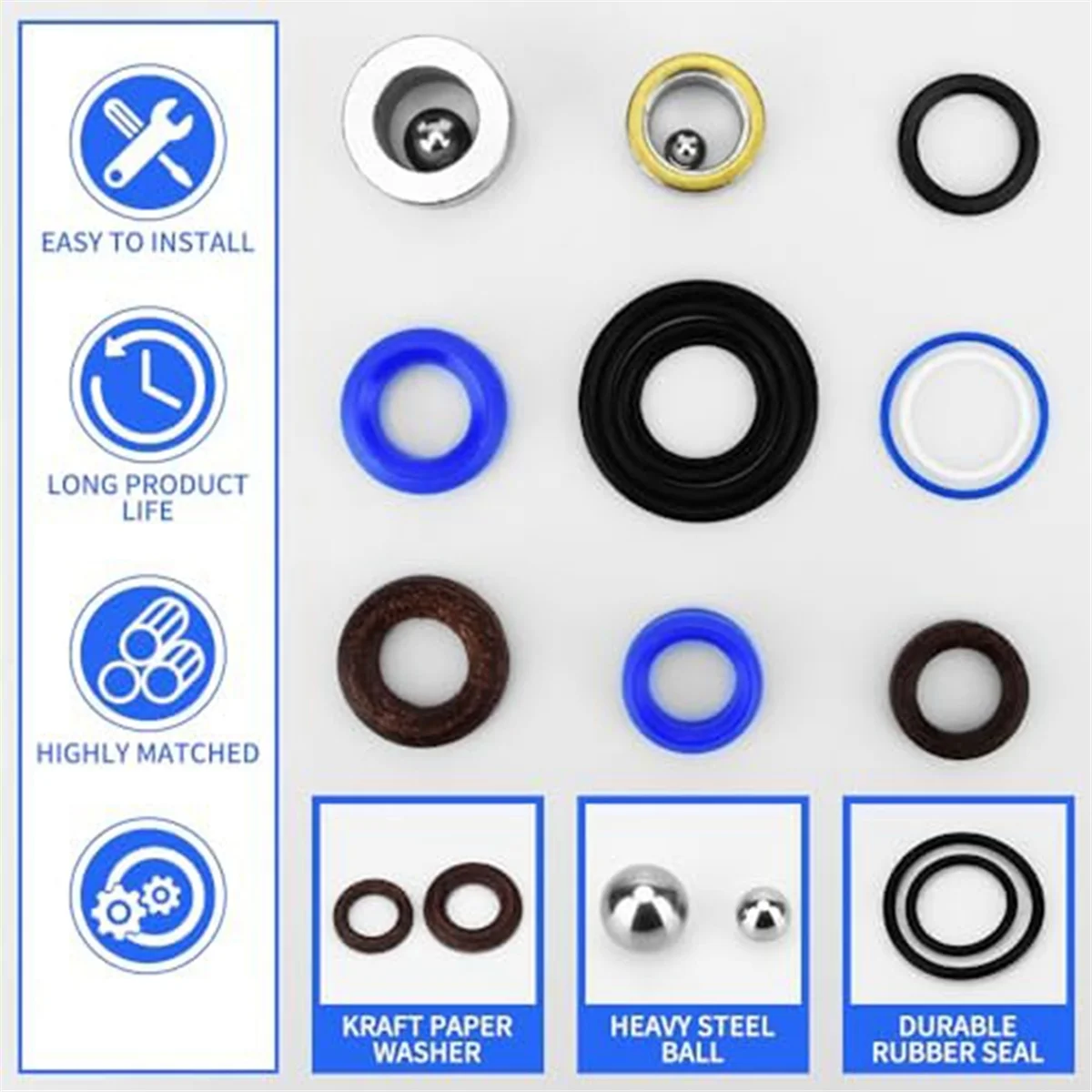 248212   Pumpenreparatursatz für GracoAirless Farbspritzgerät Ultra Max II 695 795 LineLazer 3900 Aftermarket 1 Satz