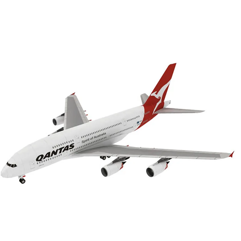 

Australia UAE Singapore Airbus A380 Paper Model Airbus A380 Passenger Aircraft