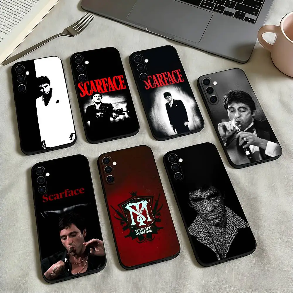 Fashion H-Hot R-Scarface   Phone Case For Samsung Galaxy A73,A72,A71,A70,A53,A52,A51,Soft Silicone Black Cover