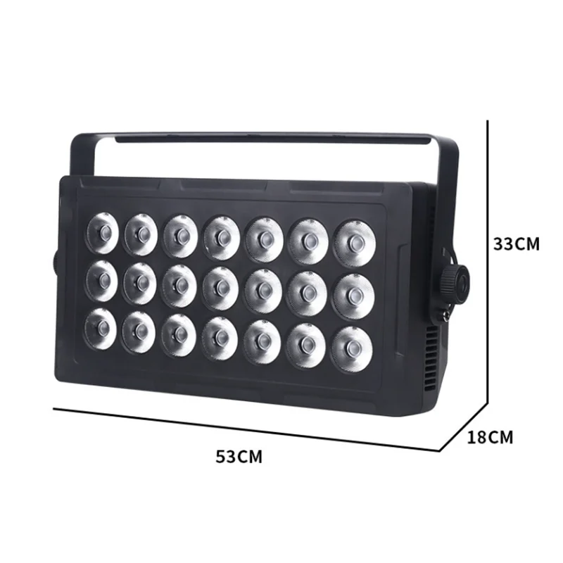 

НОВЫЙ 21X15W RGBW светодиодный настенный светильник с эффектом освещения наружного здания DMX512 стробоскопический сценический светильник для бара, свадебного клуба, вечеринки