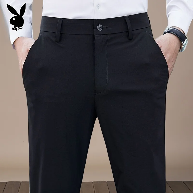 

Мужские повседневные брюки с эластичным поясом, черные, укороченные, летние, новые, молодежные, для активного образа жизни