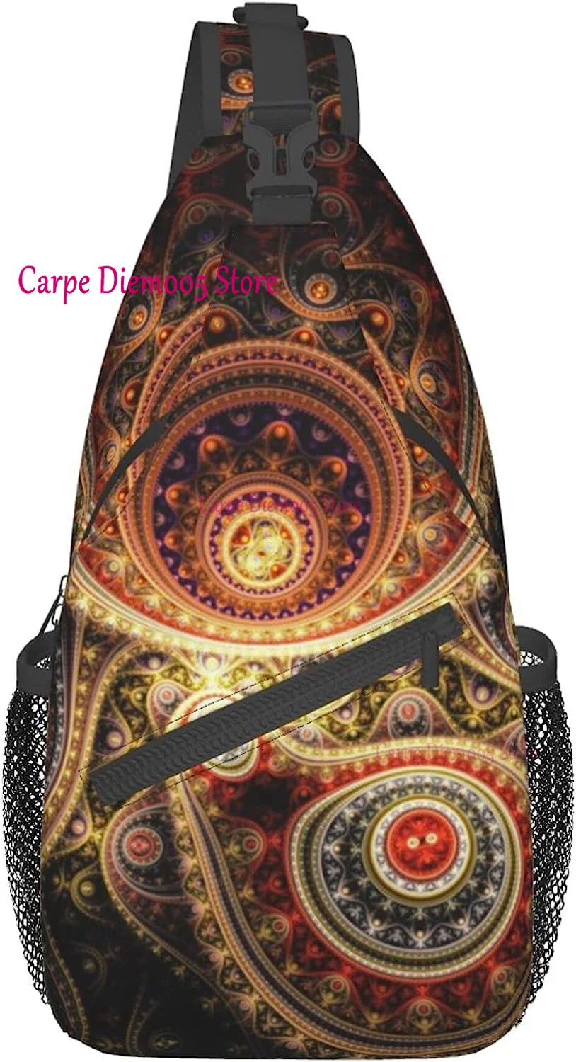 Black Paisley Bandana Sling Bag for Shoulder Backpack Casual  display picture 1