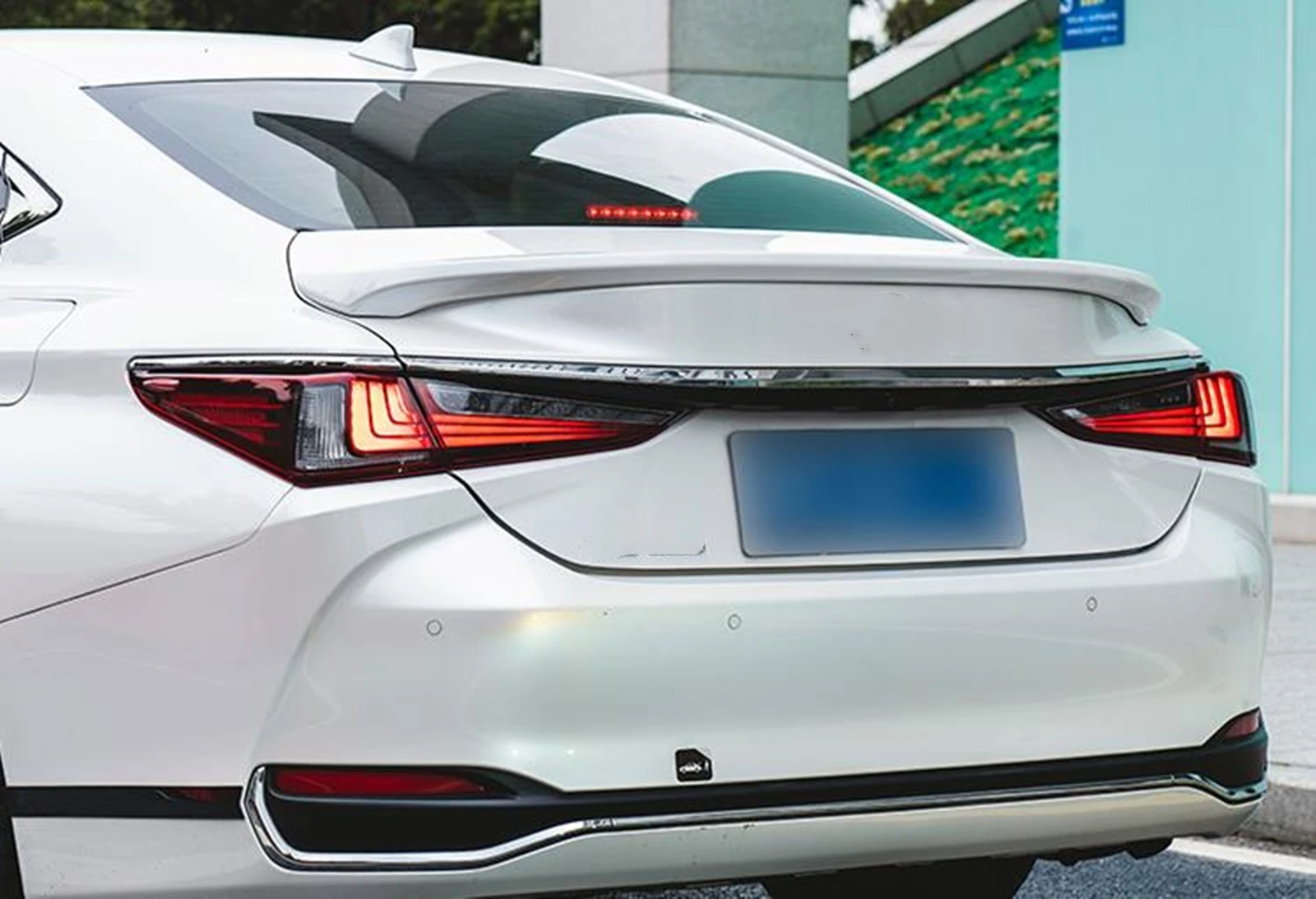 For Lexus ES350 ES250 ES300h 2019-2024 Rear Trunk Lid Spoiler Lip Wing Ducktail Trunk Spoiler Splitter Exterior Rear Wing