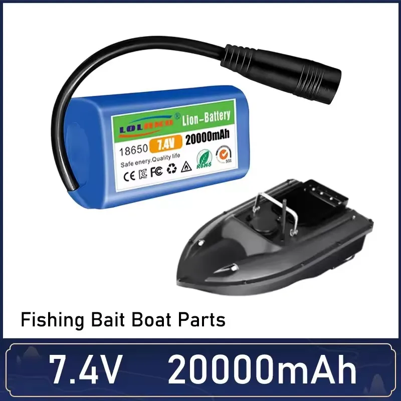 Original T188 2011-5 T888 V007 H18 C18 2S2P 7,4 V 20000 mAh Li-Ionen-Akku für Fernbedienung/RC-Angelköderboot-Akku