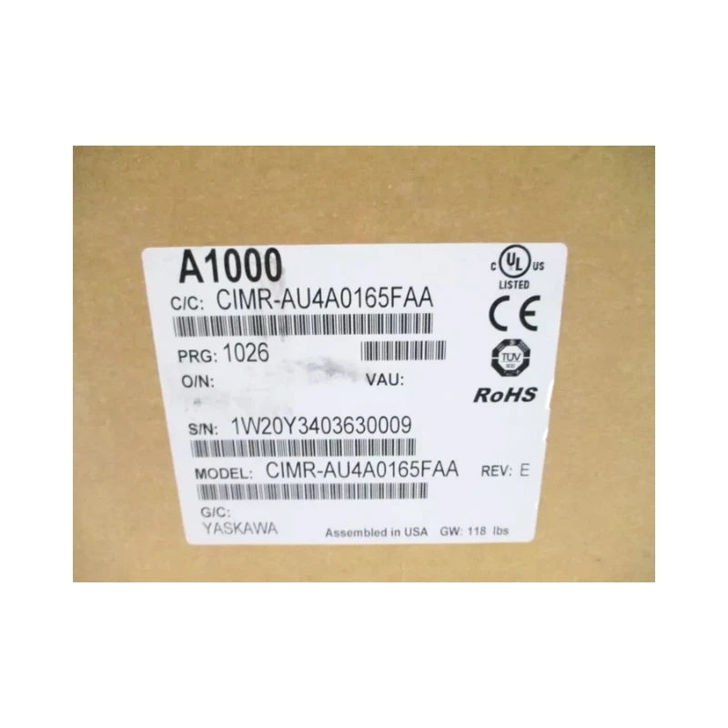 Yaskawa CIMR-AU4A0165FAA Inverter New In Box Expedited Delivery
