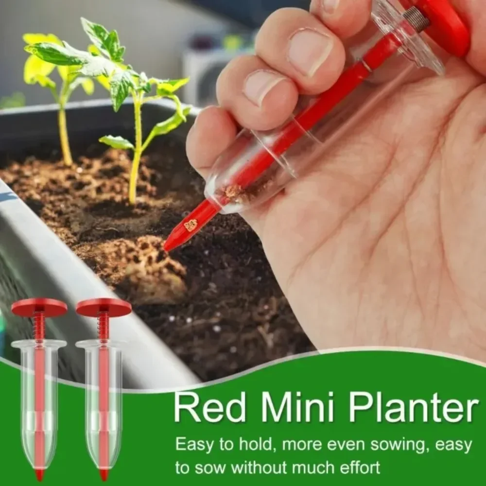 Portable Plastic Seed Sowing Dispenser Garden Fast Sowing Tool Gardening Vegetable Seeding Dispenser Manual Agricultural Tool