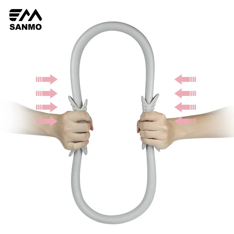 Customized LOGO Wholesale Pilates Circle Yoga Supplies Yoga Circle Yoga Ring Resistance Ring  Balance Training Body Pilates Ring