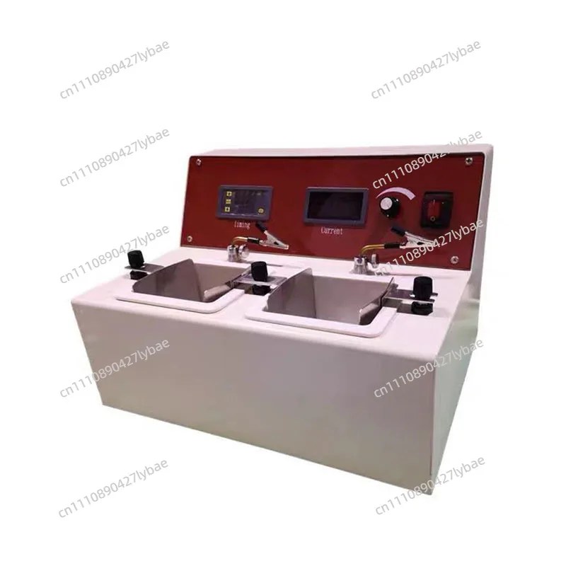Surprise Price 250W Two Groove Electropolisher Dental Electrolytic Polishing Machine with Two Water Baths Stainless Steel Mac