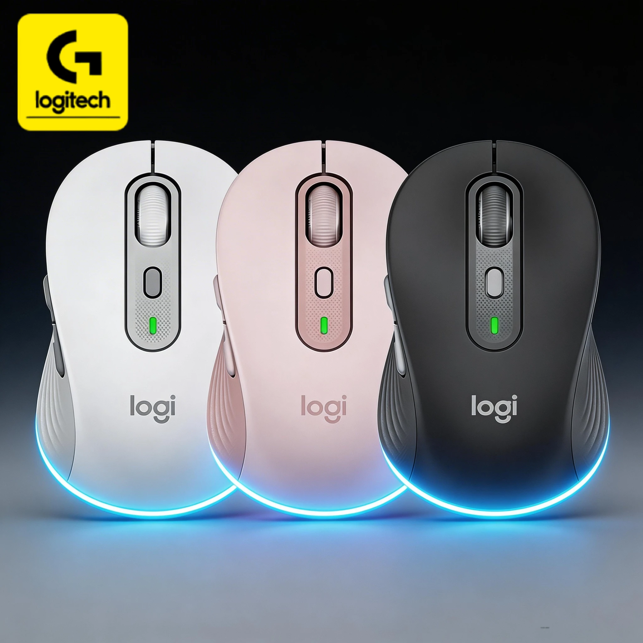 

Logitech M750/M650L Silent Mouse: Low-noise click design, comfortable rubber grip, perfect for long-term office use