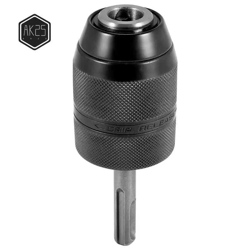 

AK25-2-13MM Keyless Drill Chuck With SDS Plus Shank Adaptor,1/2-20UNF Impact Drilling Chuck Change Adapter Converter Tool