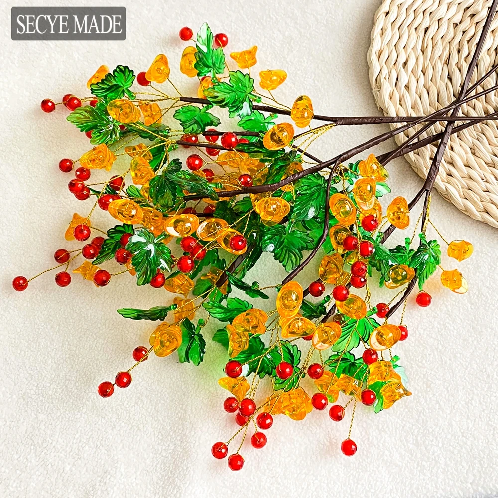 

Acrylic Artificial Flowers Material Package Art Crafts Floral Arrangements Making Kit Home Wedding Party Decor Fake Flower K110