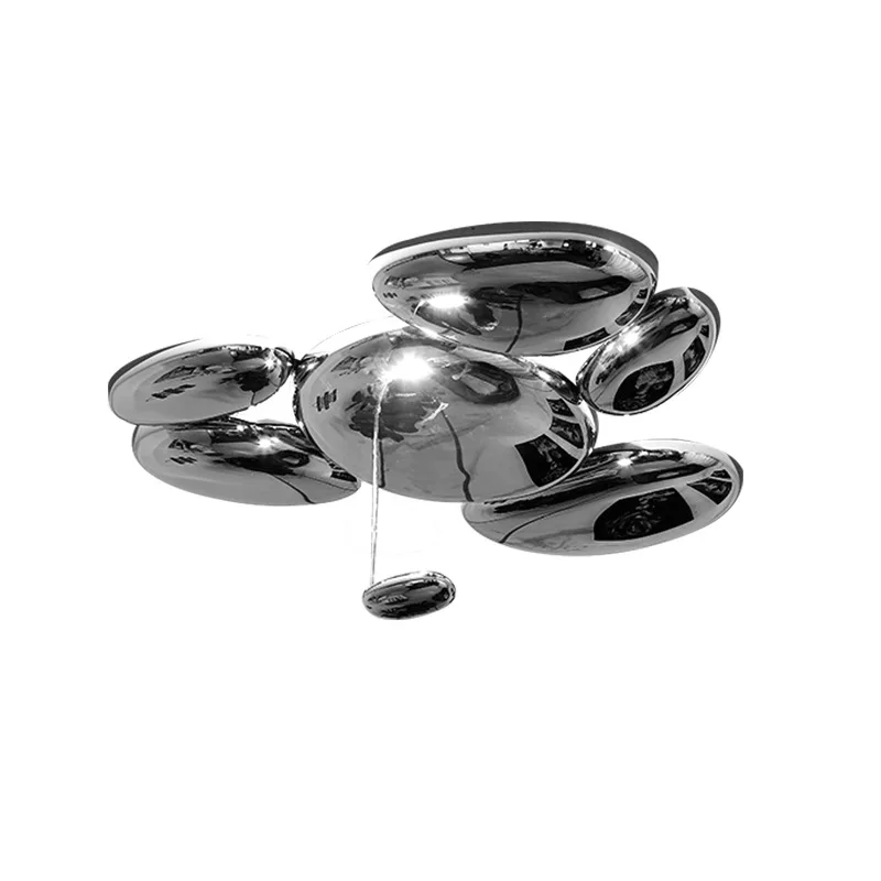 مصباح سقف لغرفة المعيشة من حجر الرصوف الإيطالي مصمم لغرفة الطعام وغرفة النوم فيلا ما بعد الحداثة مصباح زئبق إبداعي #1